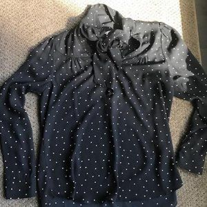 Black and White Polkadot Blouse from Gilli